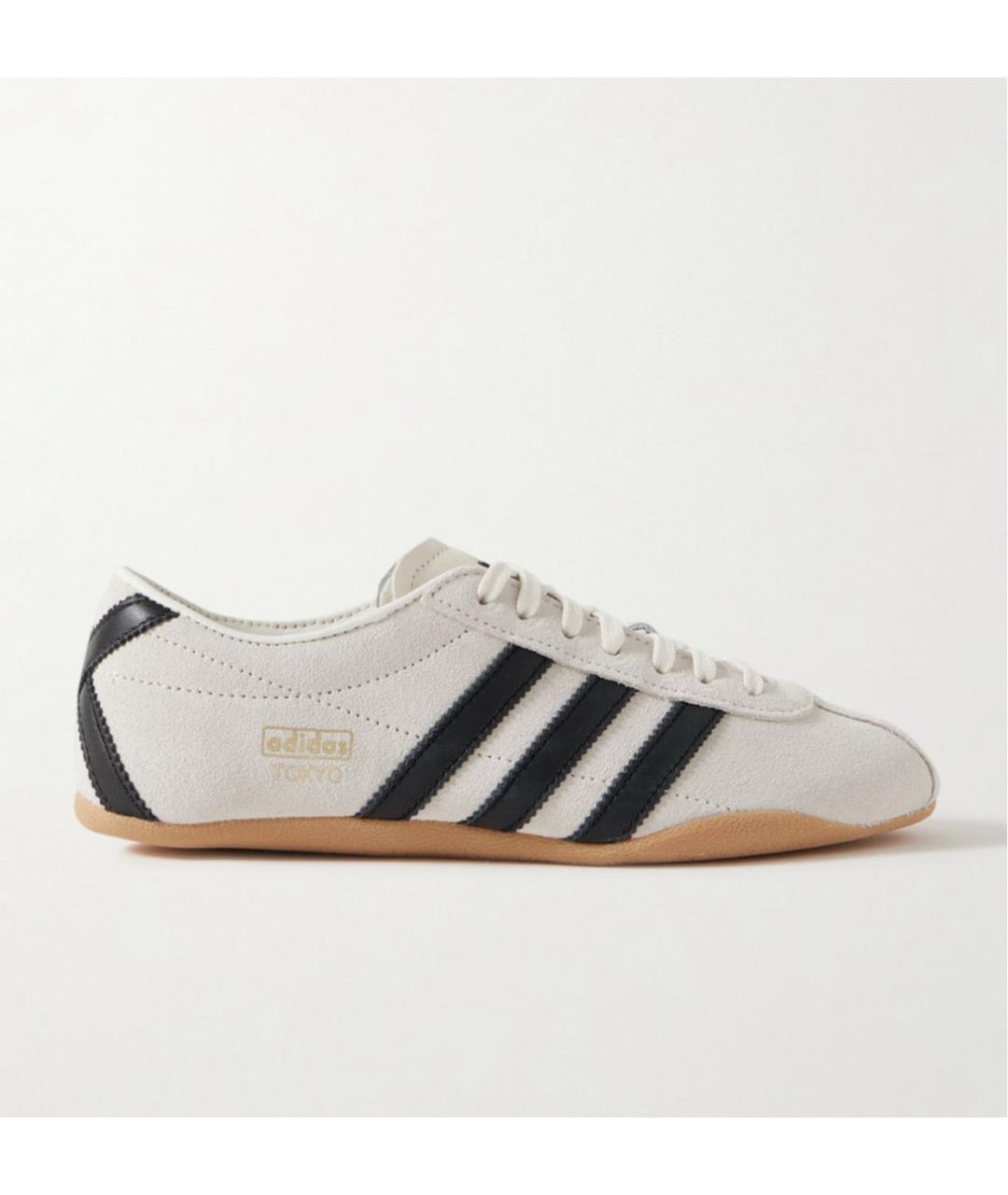 ADIDAS Бежевые замшевые кеды, фото 9