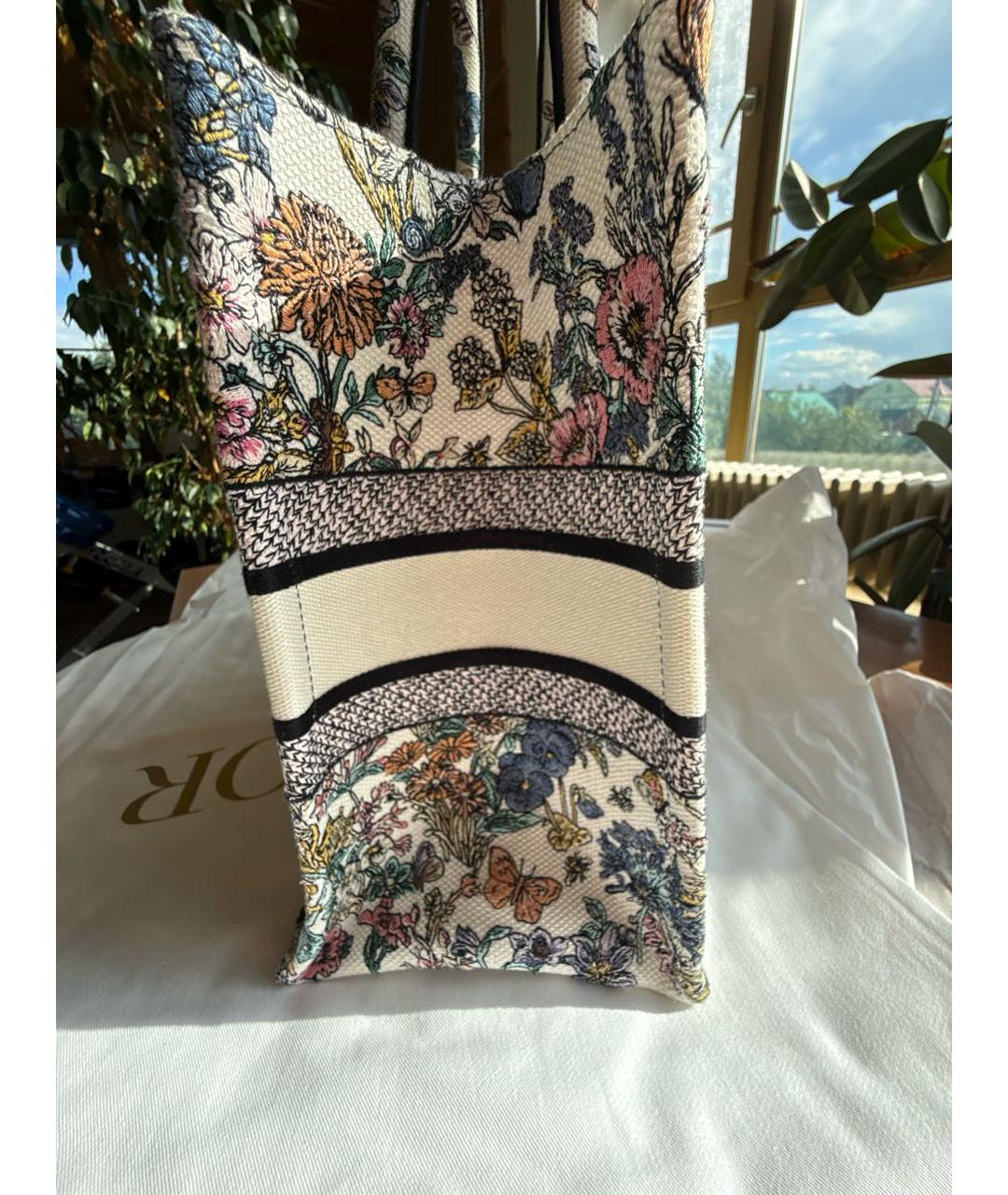 CHRISTIAN DIOR Мульти жаккардовая сумка тоут, фото 6