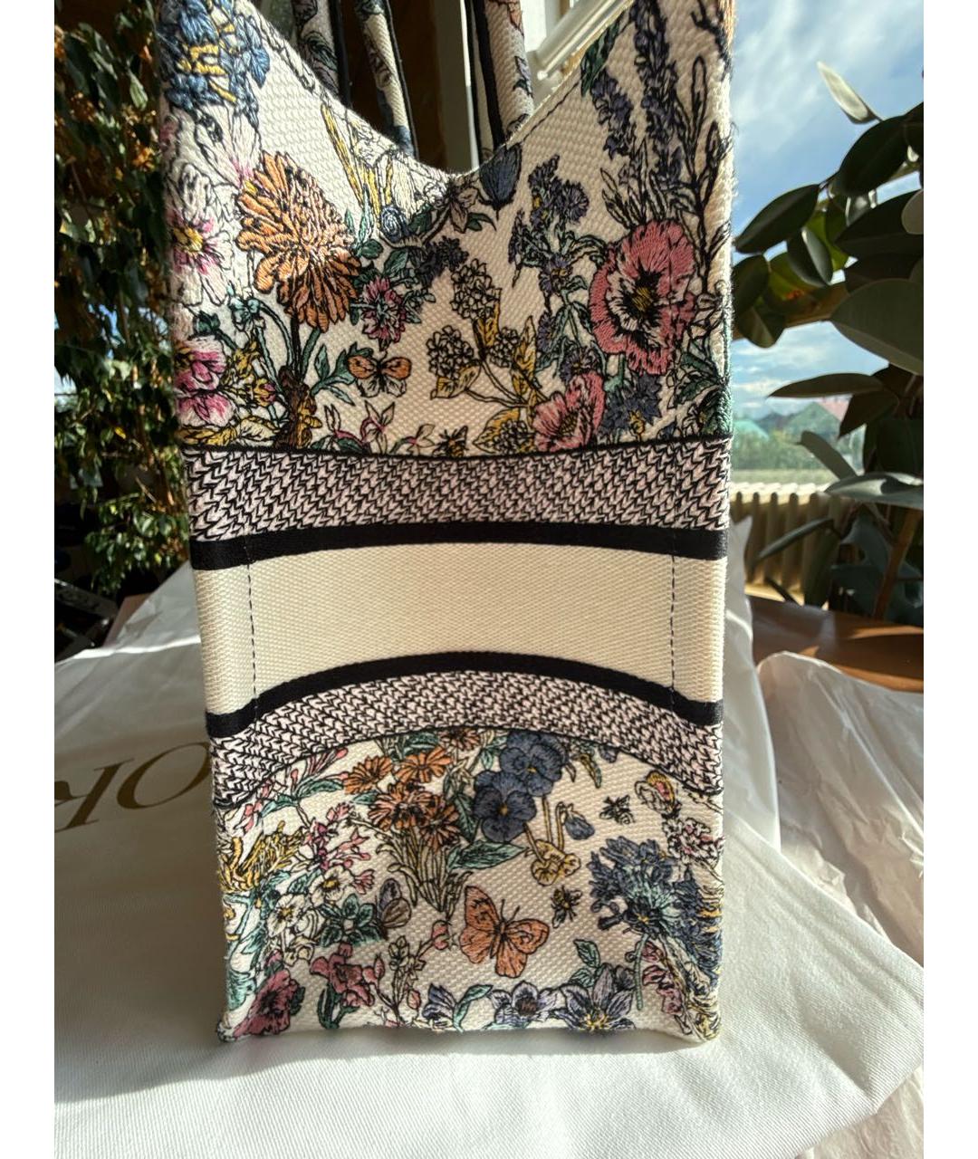 CHRISTIAN DIOR Мульти жаккардовая сумка тоут, фото 5