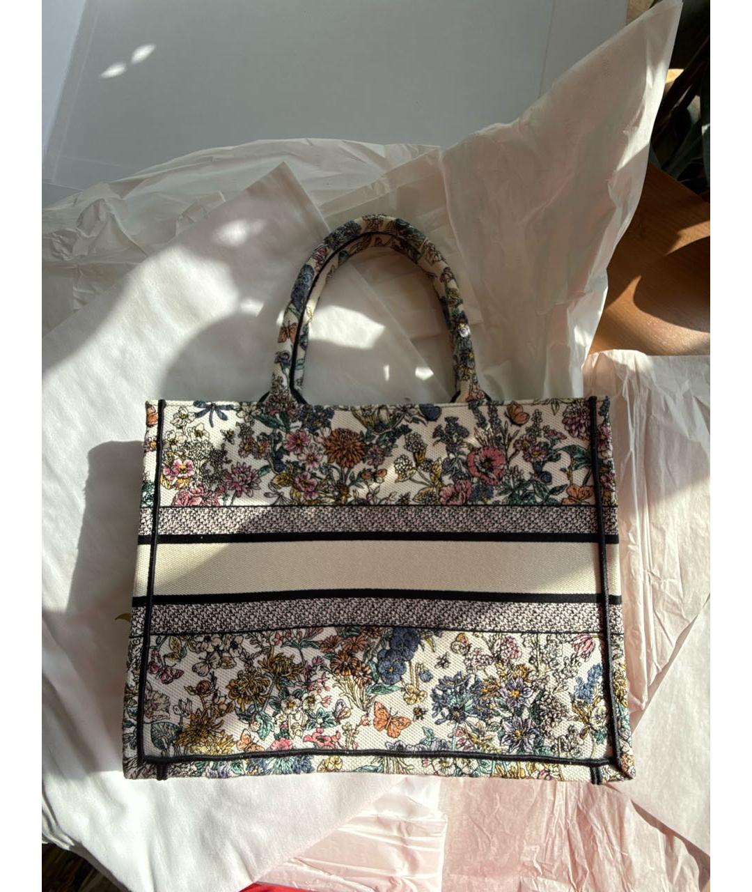 CHRISTIAN DIOR Мульти жаккардовая сумка тоут, фото 4