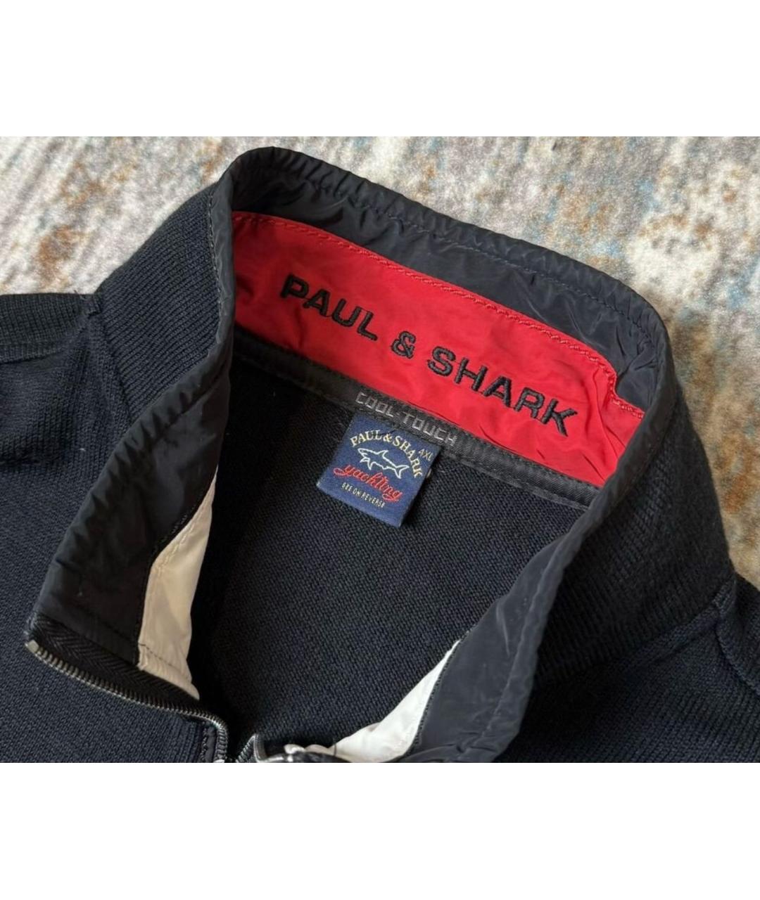PAUL & SHARK Черная шерстяная куртка, фото 6