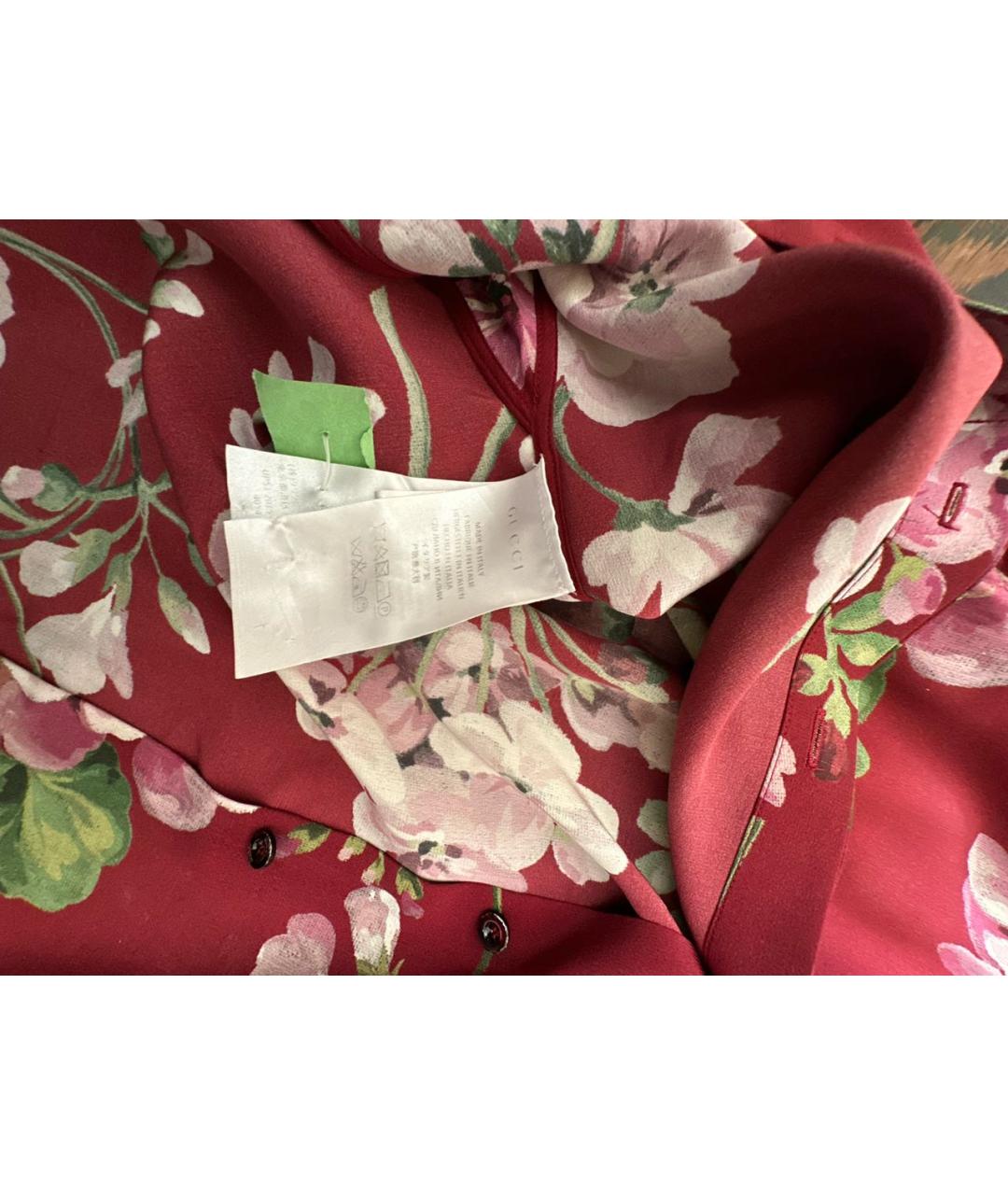 GUCCI Мульти шелковый костюм с брюками, фото 5