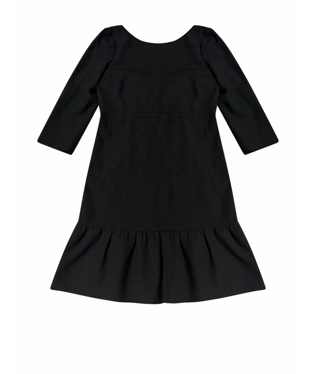 RED VALENTINO Черное коктейльное платье, фото 1