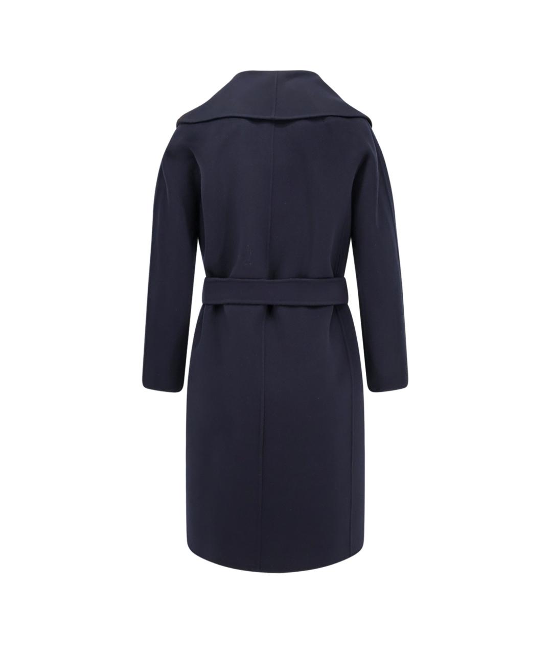 'S MAX MARA Синее шерстяное пальто, фото 2