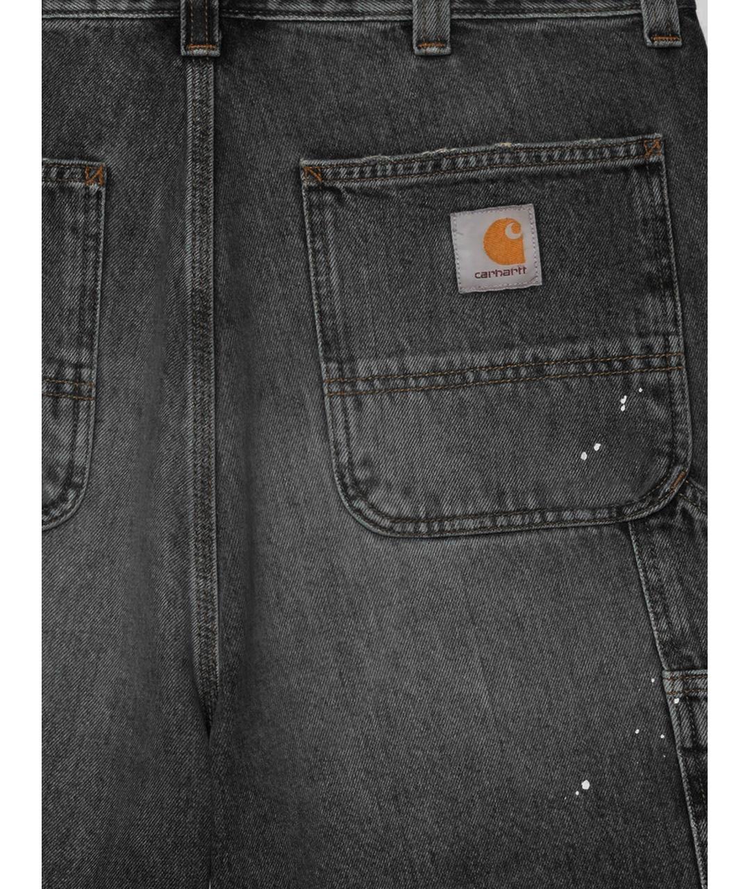 CARHARTT WIP Черные хлопковые шорты, фото 3