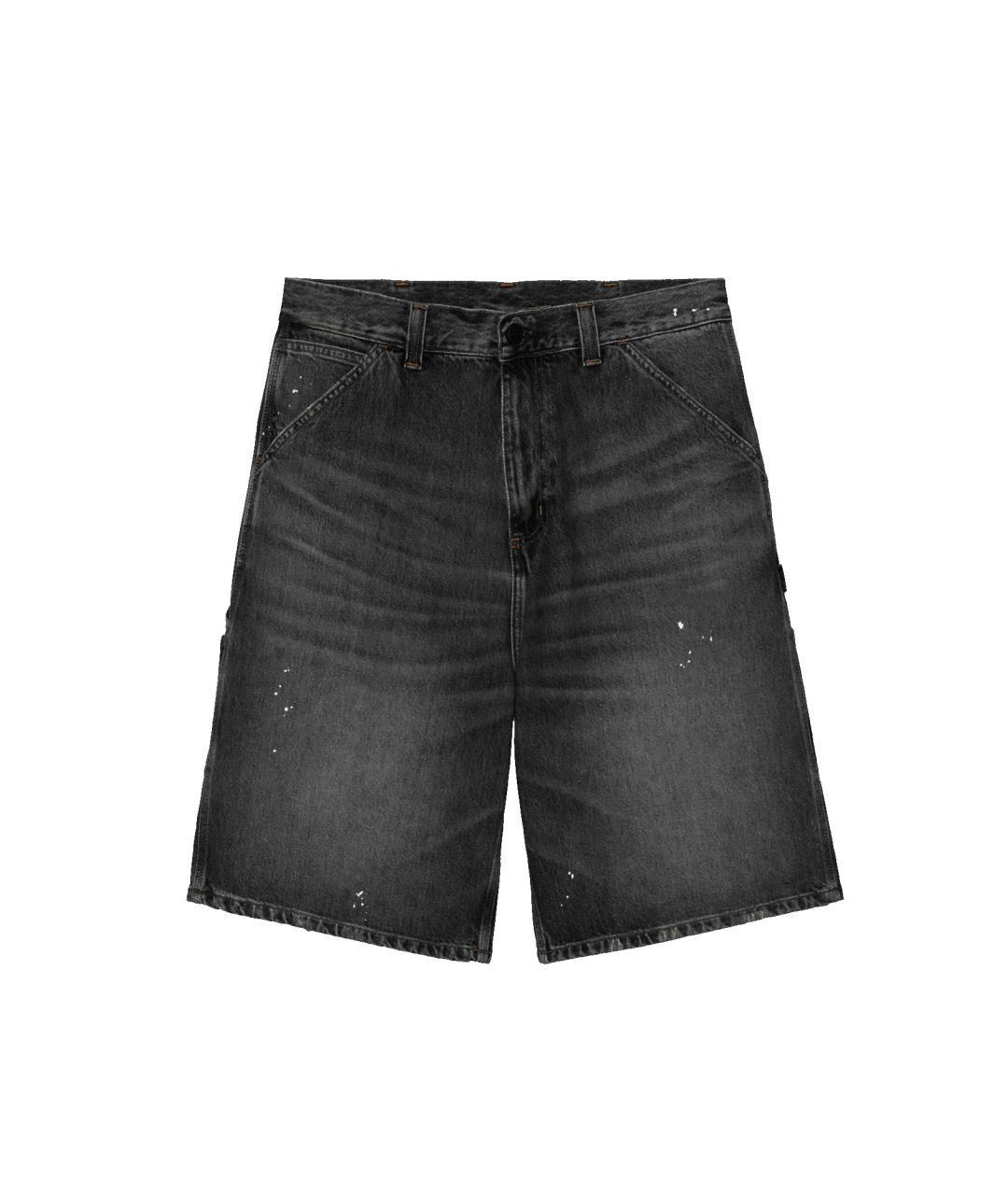 CARHARTT WIP Черные хлопковые шорты, фото 1