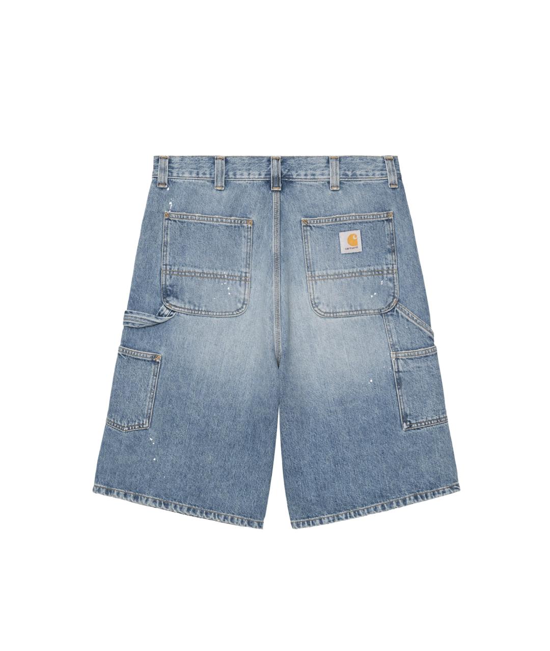 CARHARTT WIP Синие хлопковые шорты, фото 2