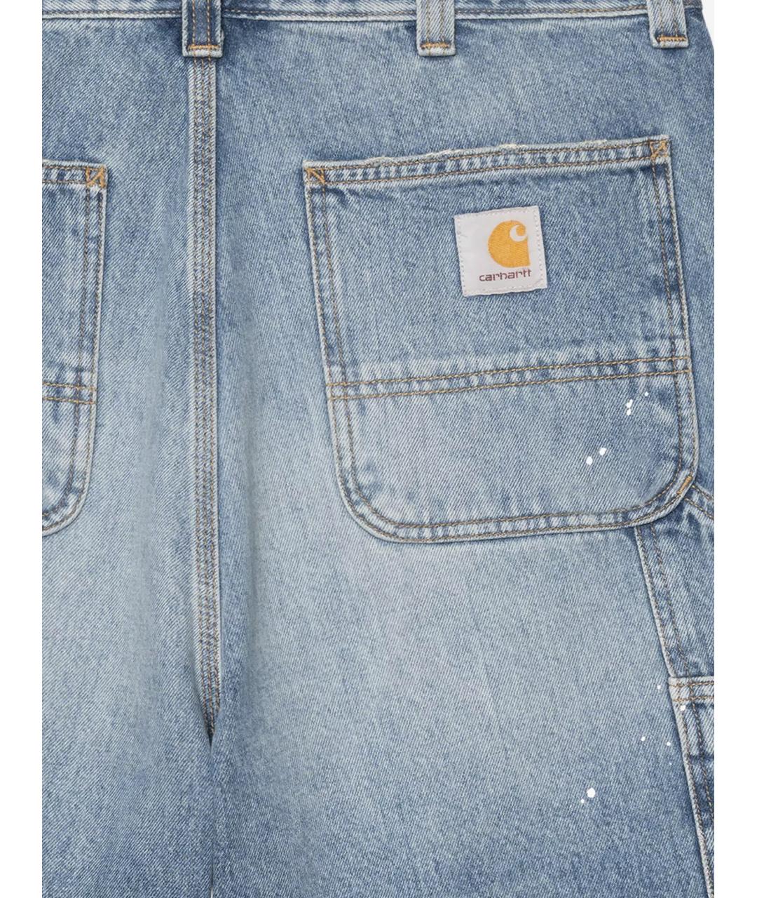CARHARTT WIP Синие хлопковые шорты, фото 3
