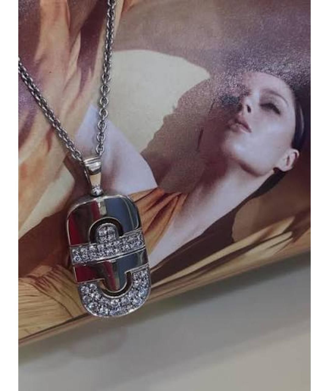 BVLGARI Серебряное колье из белого золота, фото 2