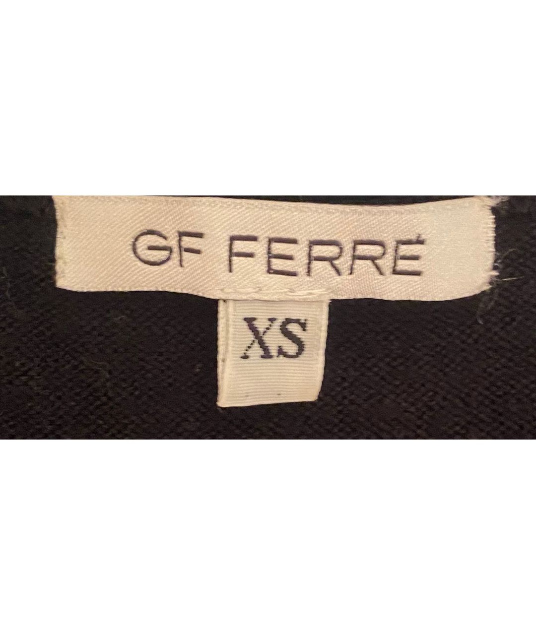 GIANFRANCO FERRE Черный джемпер / свитер, фото 3
