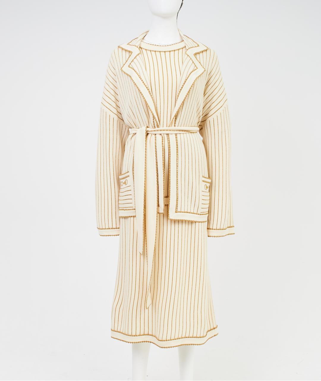 GUCCI Бежевый шерстяной костюм с брюками, фото 6