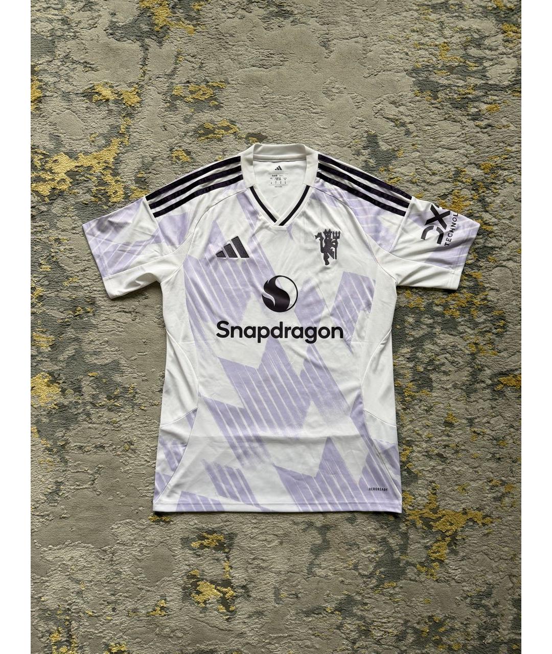 ADIDAS Фиолетовая синтетическая футболка, фото 4