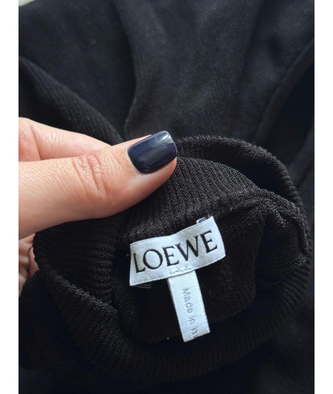 LOEWE Черная полиэстеровая майка, фото 3