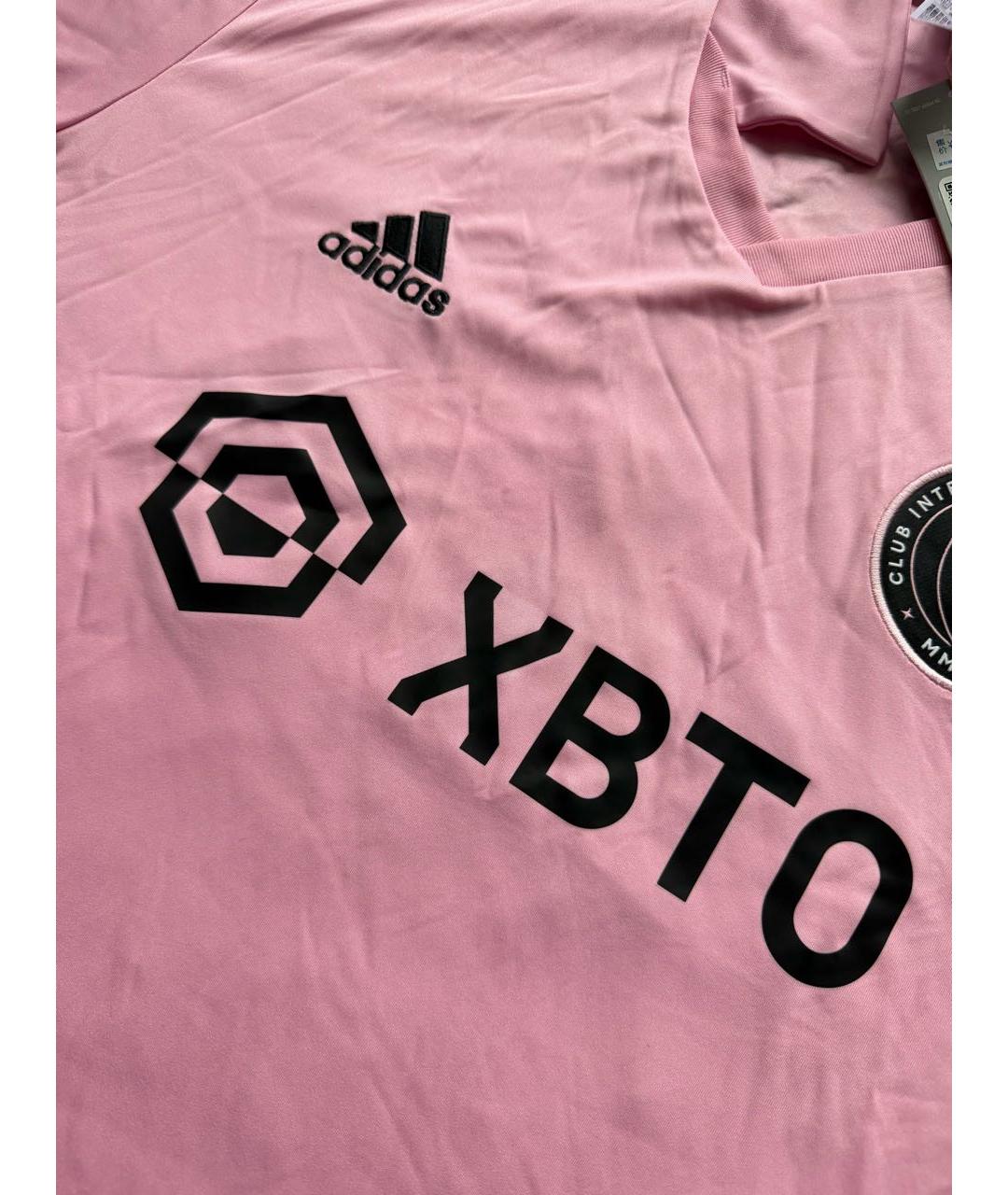 ADIDAS Розовая синтетическая футболка, фото 4