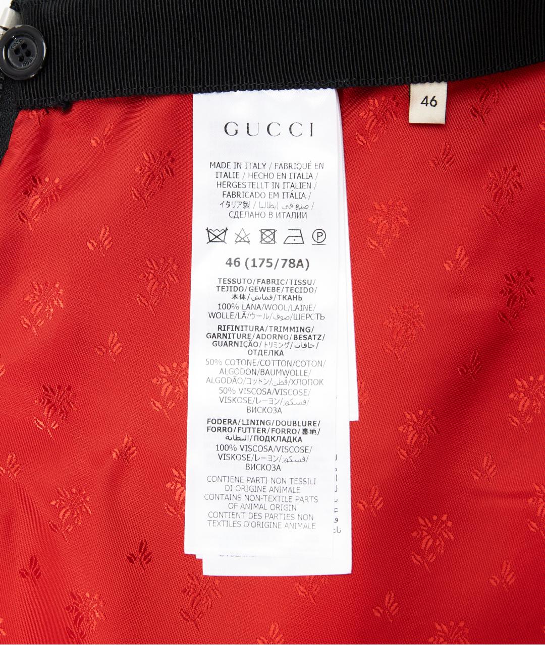 GUCCI Белый шерстяной костюм с юбками, фото 4