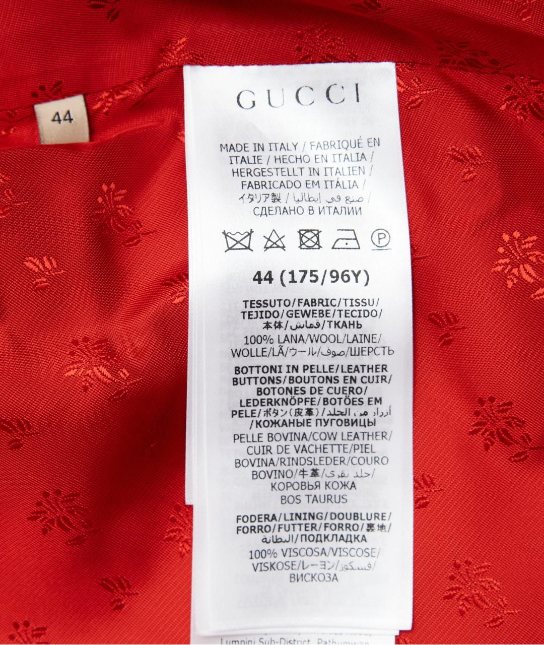 GUCCI Белый шерстяной костюм с юбками, фото 5