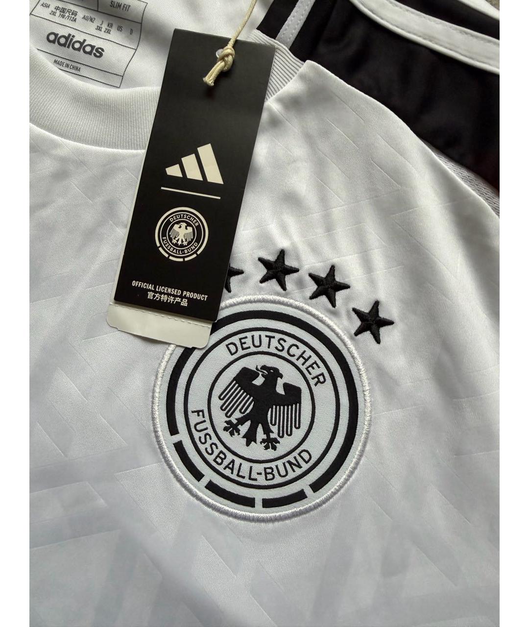 ADIDAS Белая синтетическая футболка, фото 4