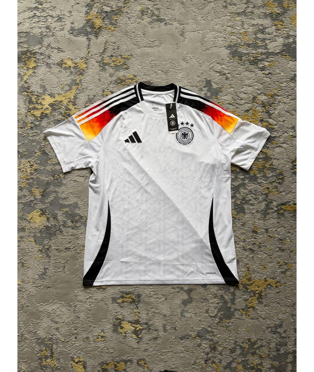 ADIDAS Белая синтетическая футболка, фото 3