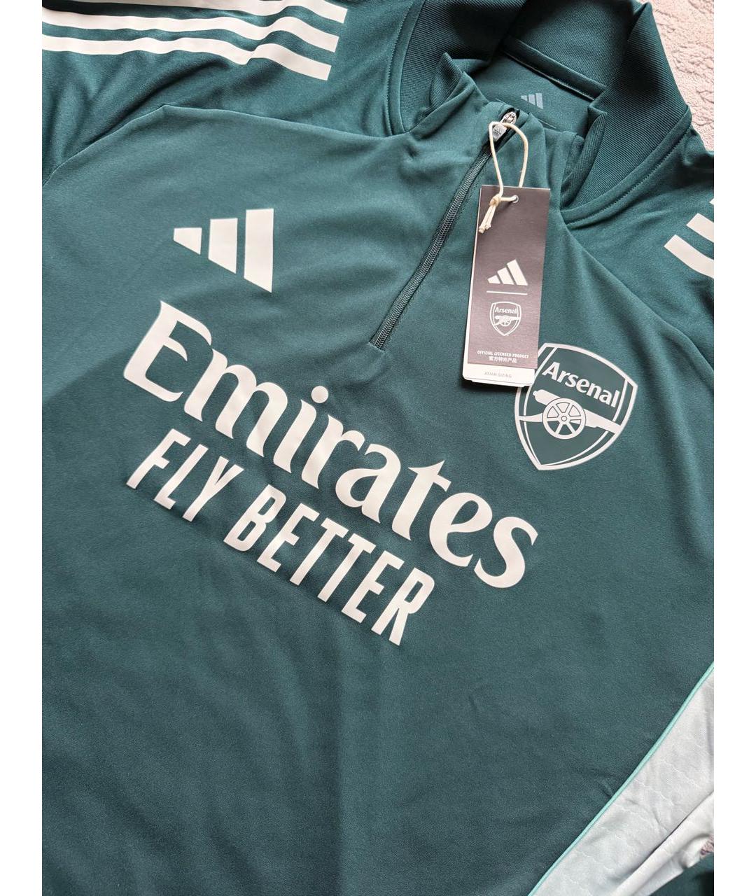 ADIDAS Зеленый полиэстеровый спортивный костюм, фото 5