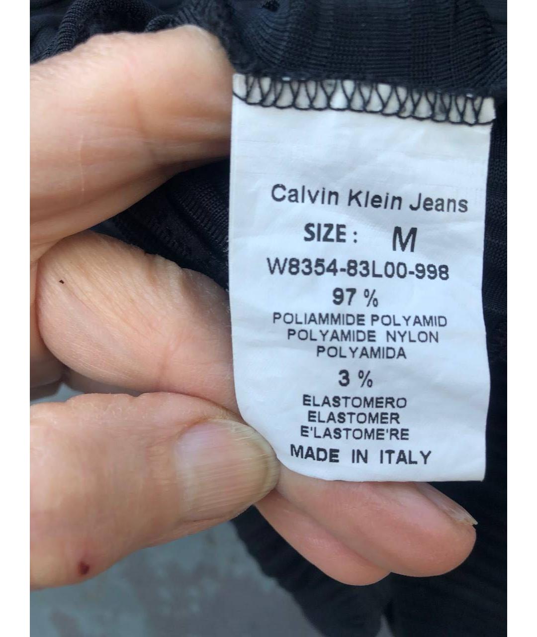 CALVIN KLEIN Черная полиамидовая рубашка, фото 4