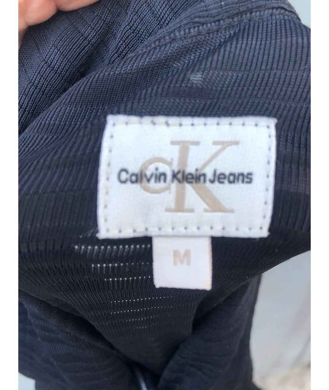 CALVIN KLEIN Черная полиамидовая рубашка, фото 3