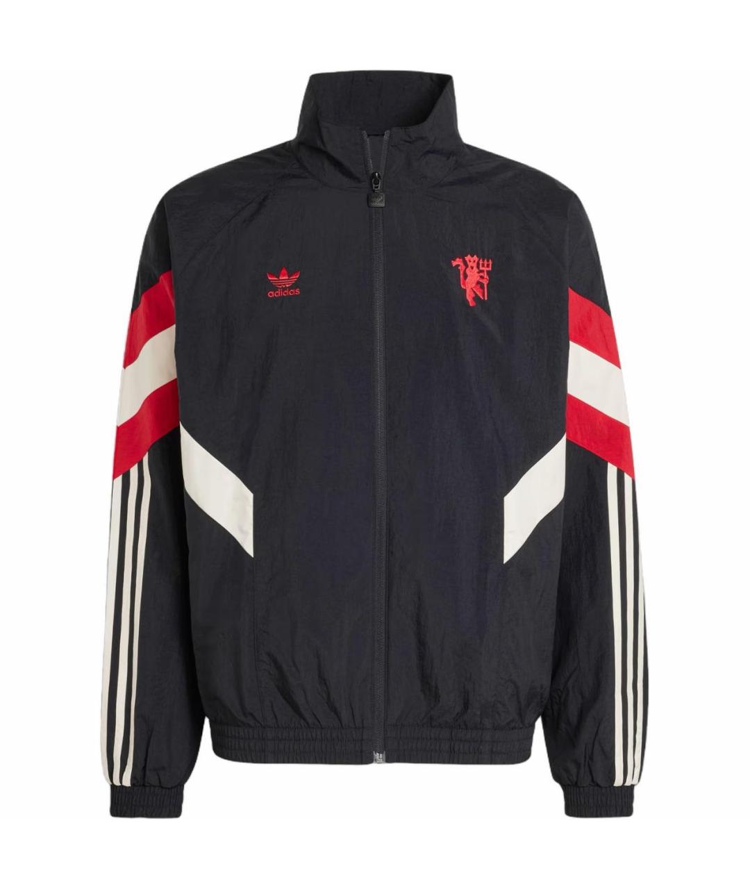 ADIDAS Черная полиамидовая спортивная куртка, фото 1