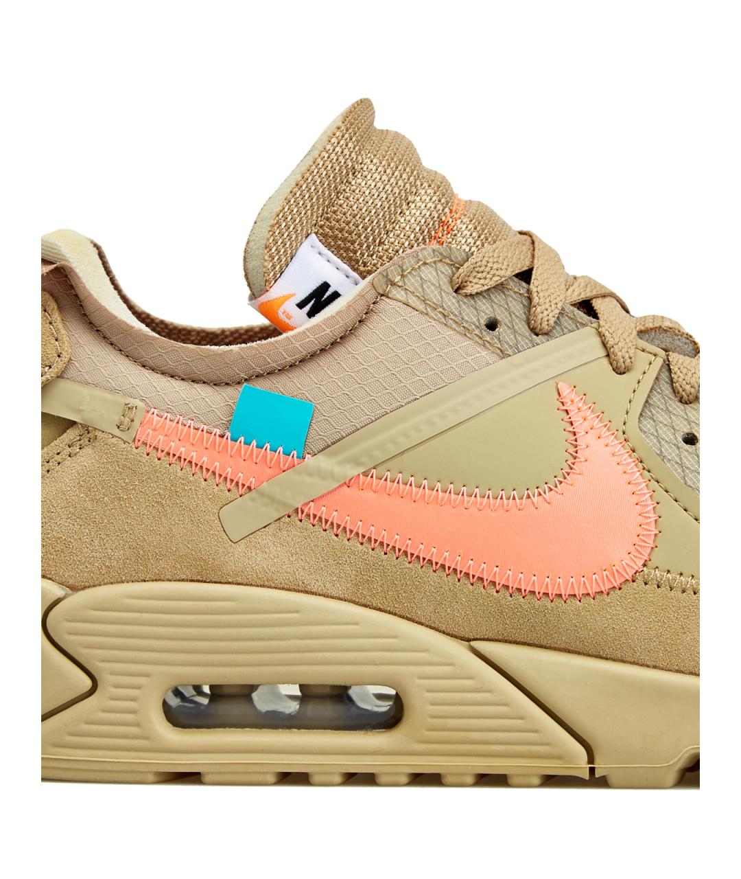 NIKE Коричневые кожаные низкие кроссовки / кеды, фото 6
