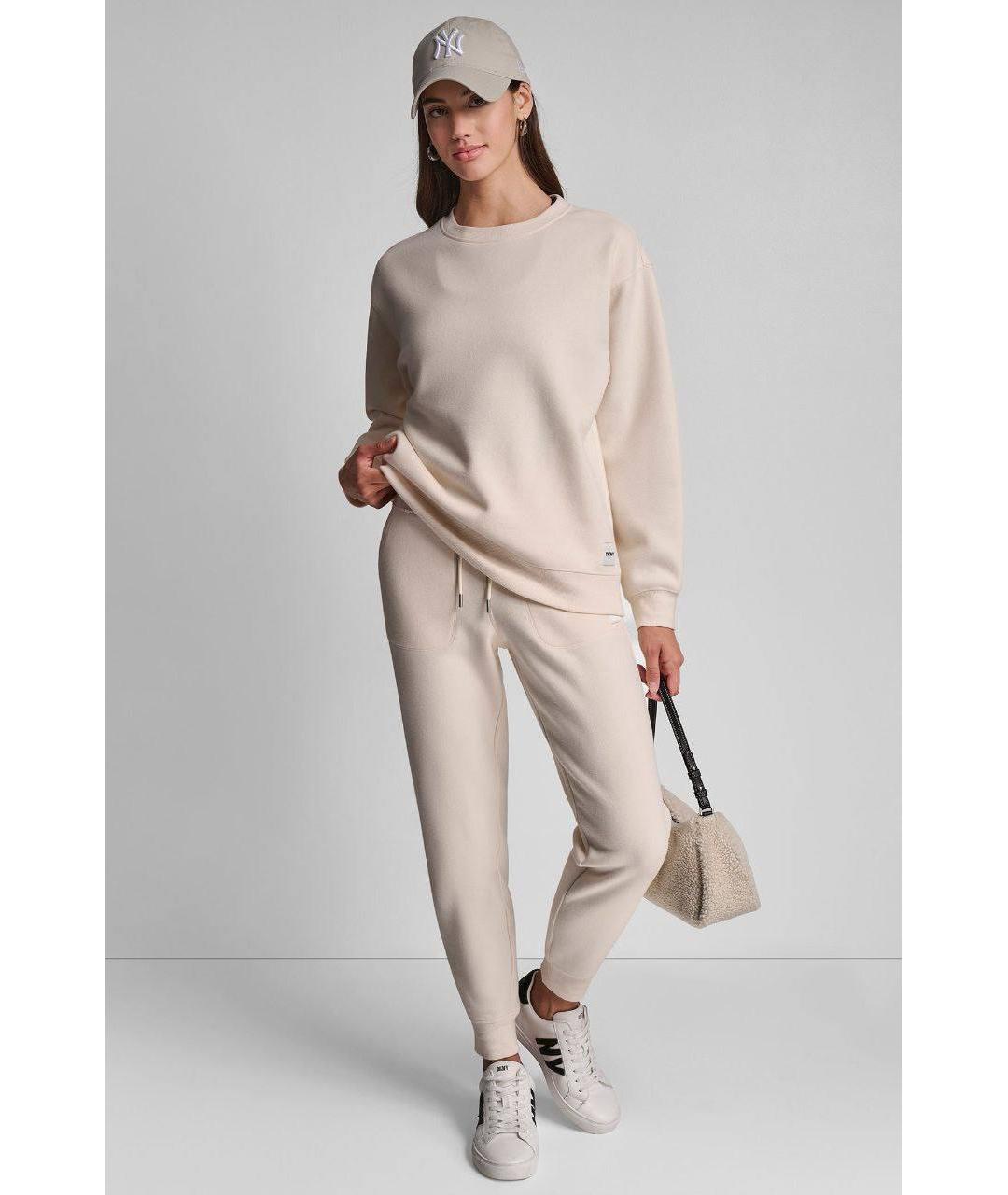 DKNY Бежевый костюм с брюками, фото 7