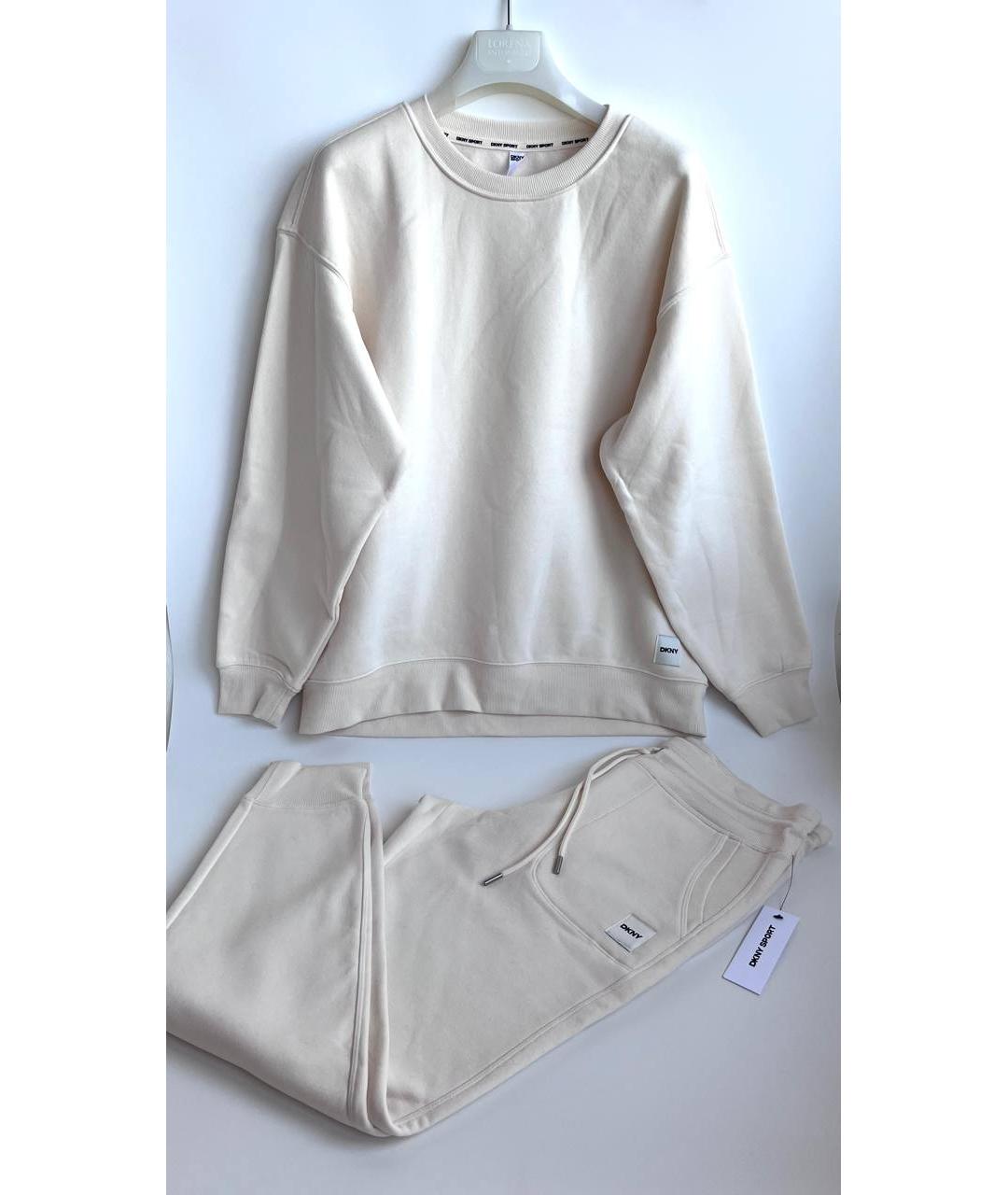 DKNY Бежевый костюм с брюками, фото 8