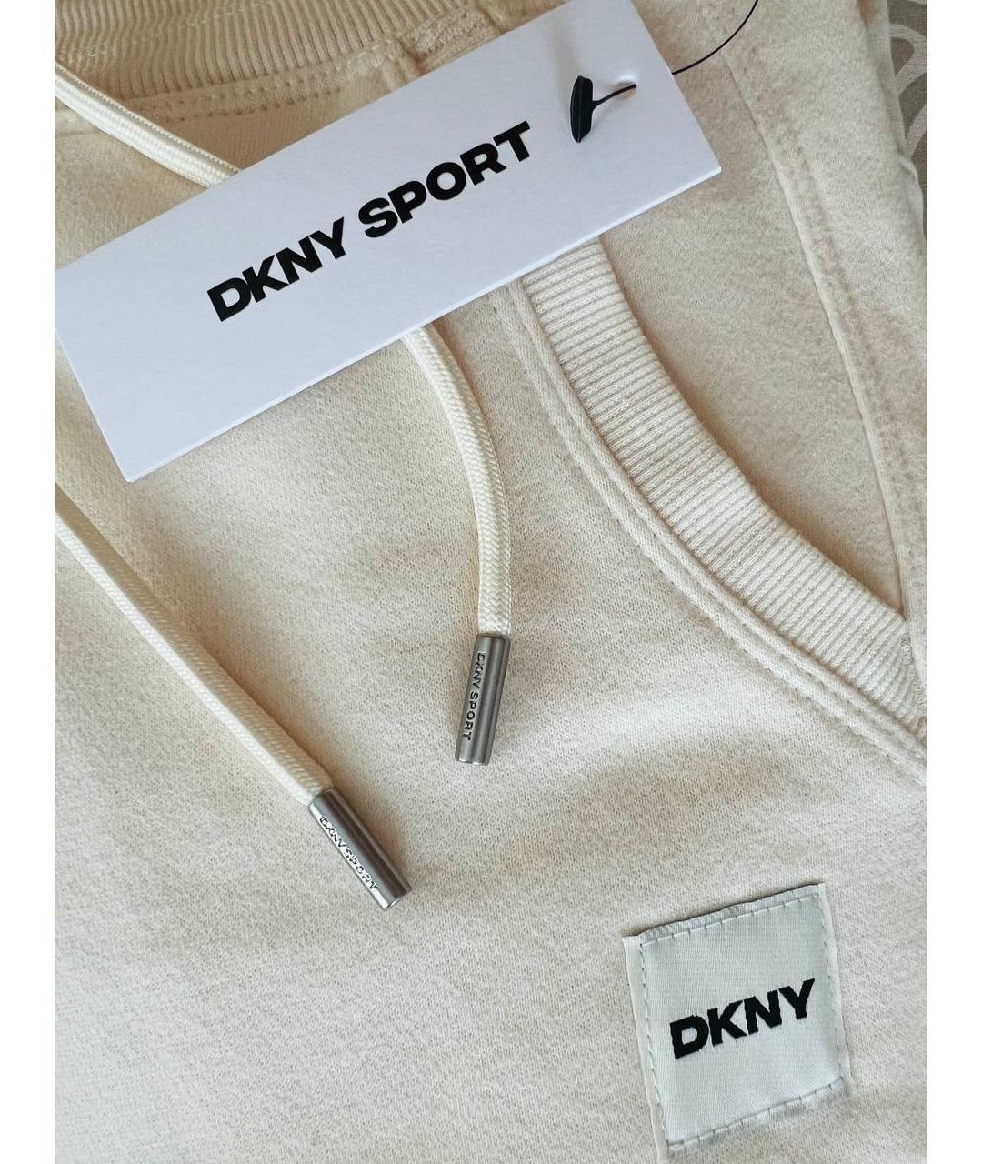 DKNY Бежевый костюм с брюками, фото 5