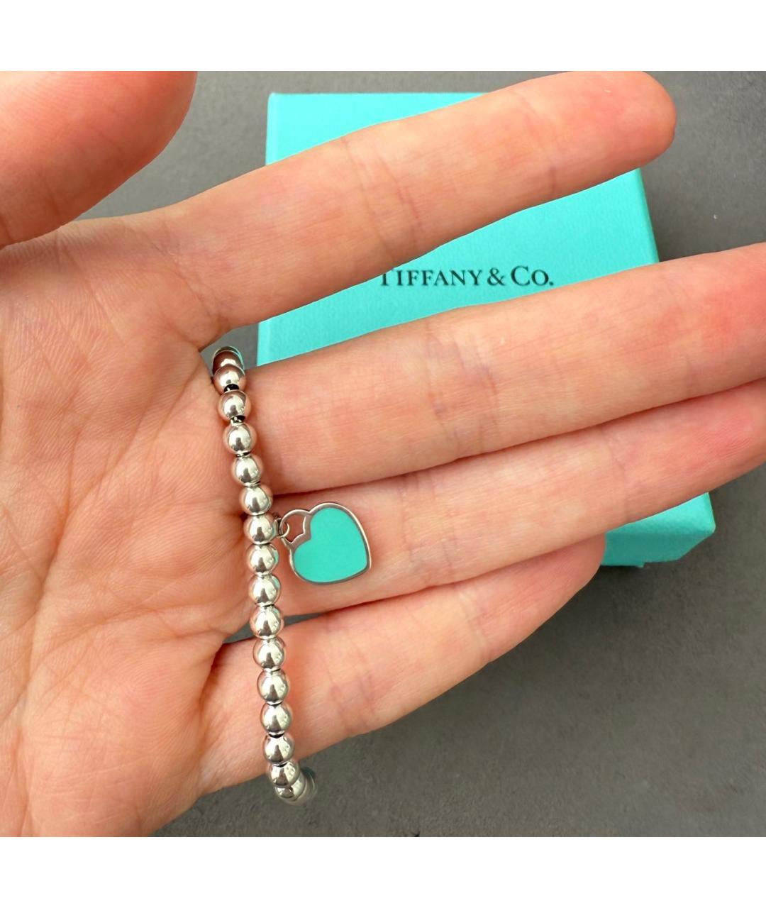 TIFFANY&CO Серебряный серебряный браслет, фото 3