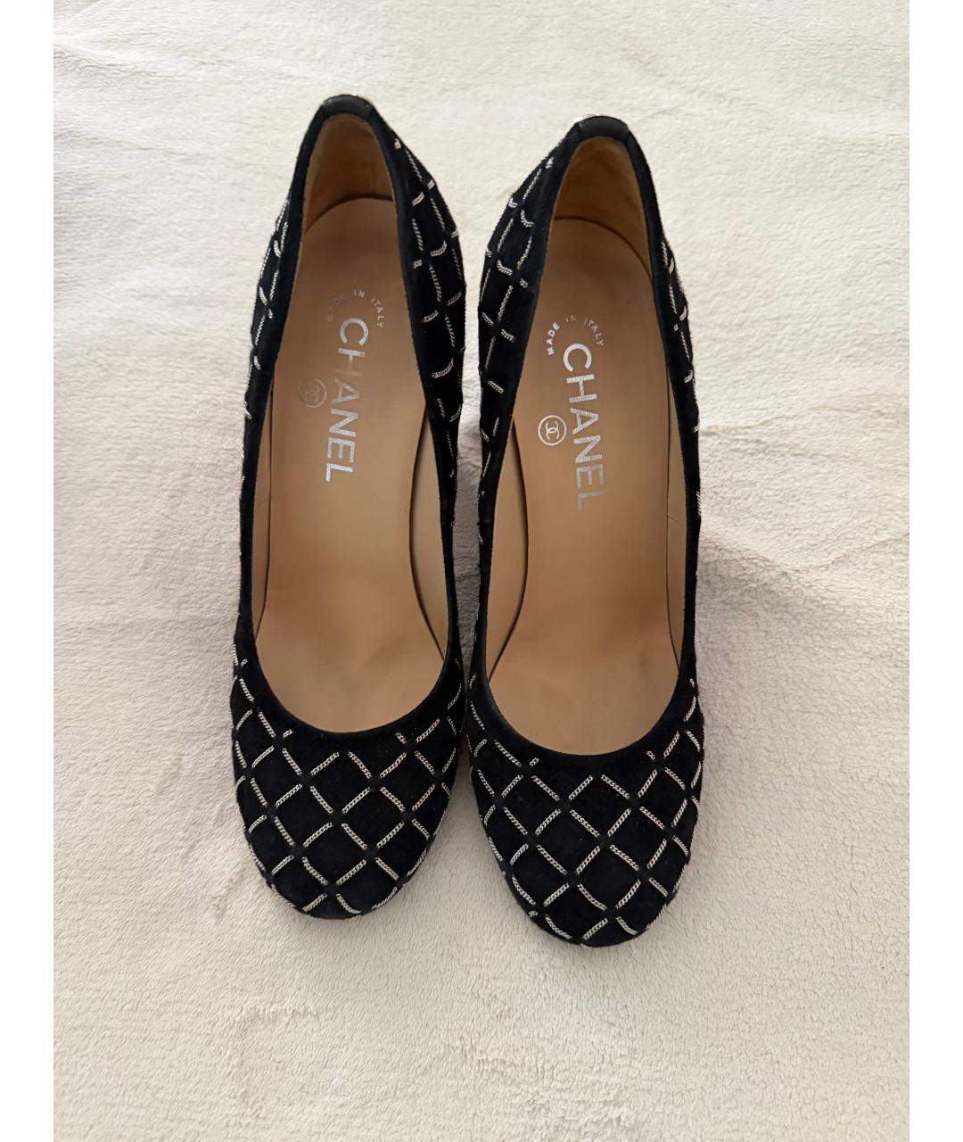 CHANEL Черные туфли, фото 2