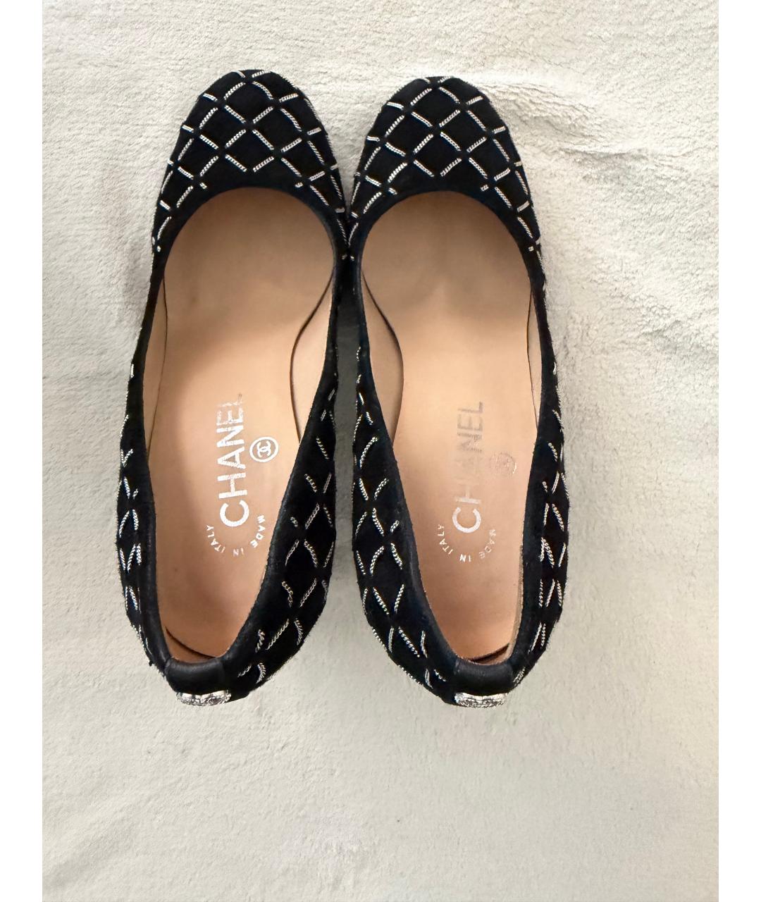 CHANEL Черные туфли, фото 3