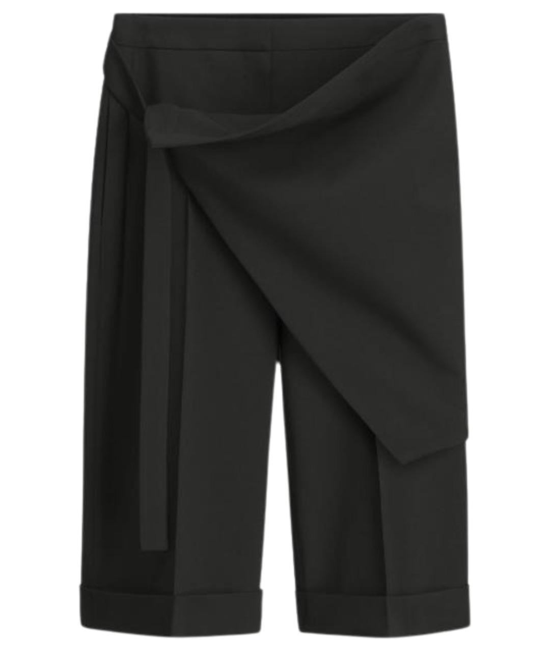 CHRISTIAN DIOR Черные хлопковые бриджи, фото 1