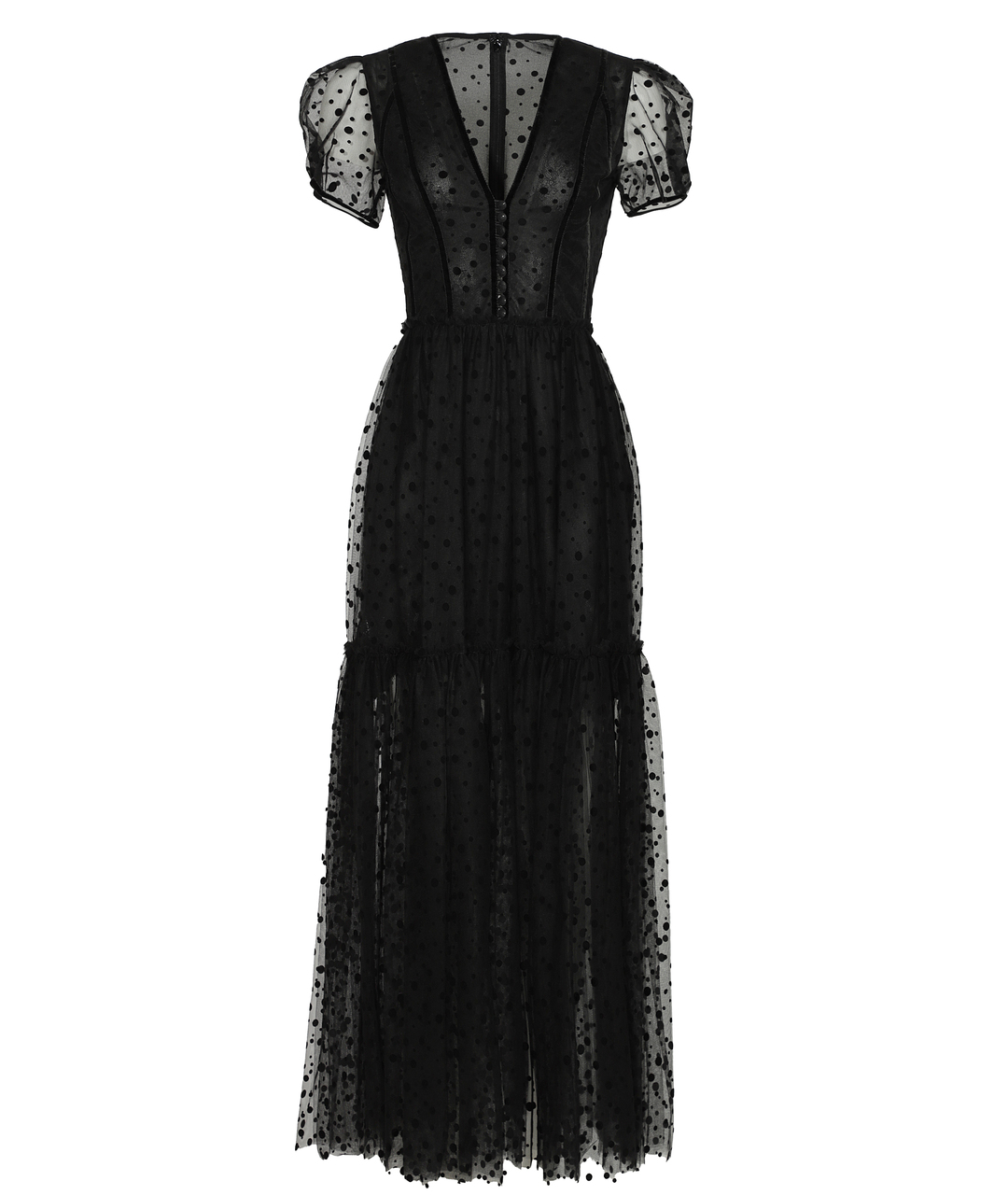 COSTARELLOS Черное полиамидовое вечернее платье, фото 2