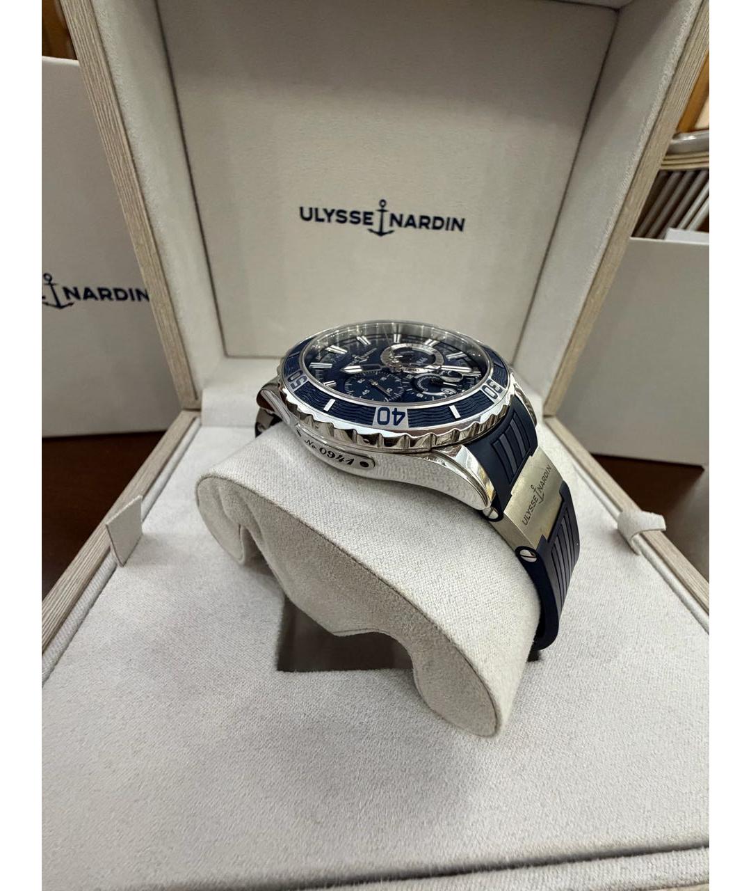Ulysse Nardin Темно-синие часы, фото 2