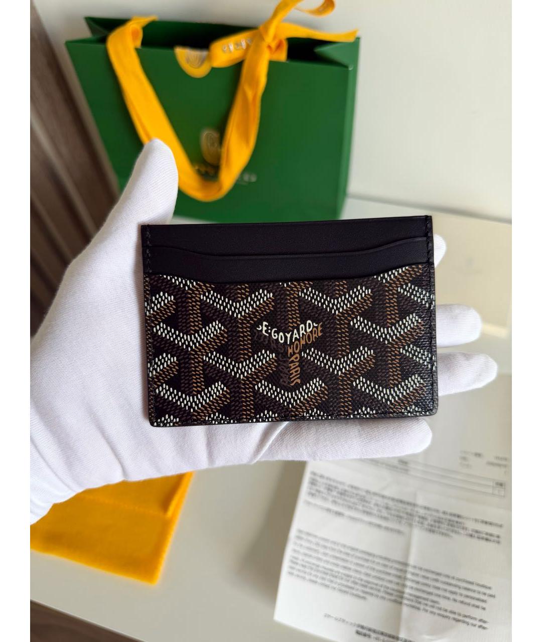 GOYARD Черный кардхолдер, фото 4