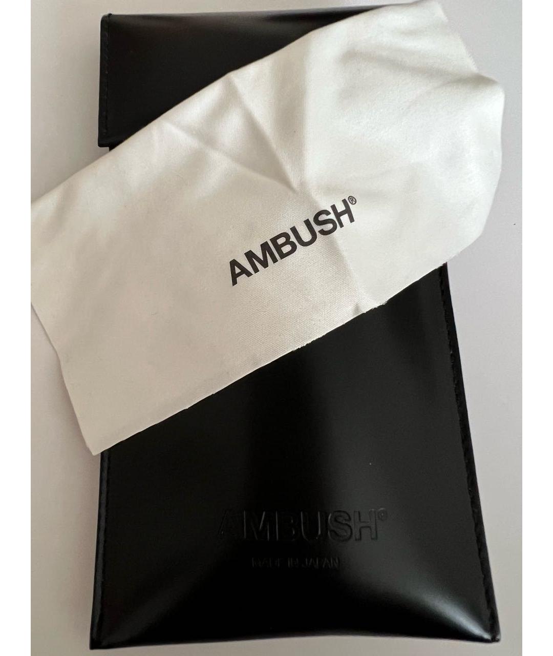 AMBUSH Черные пластиковые солнцезащитные очки, фото 8