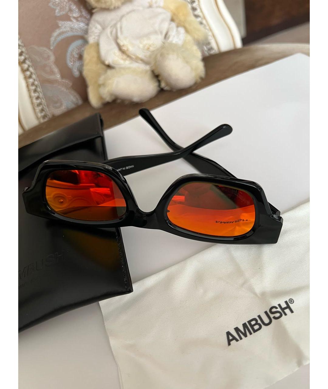 AMBUSH Черные пластиковые солнцезащитные очки, фото 6