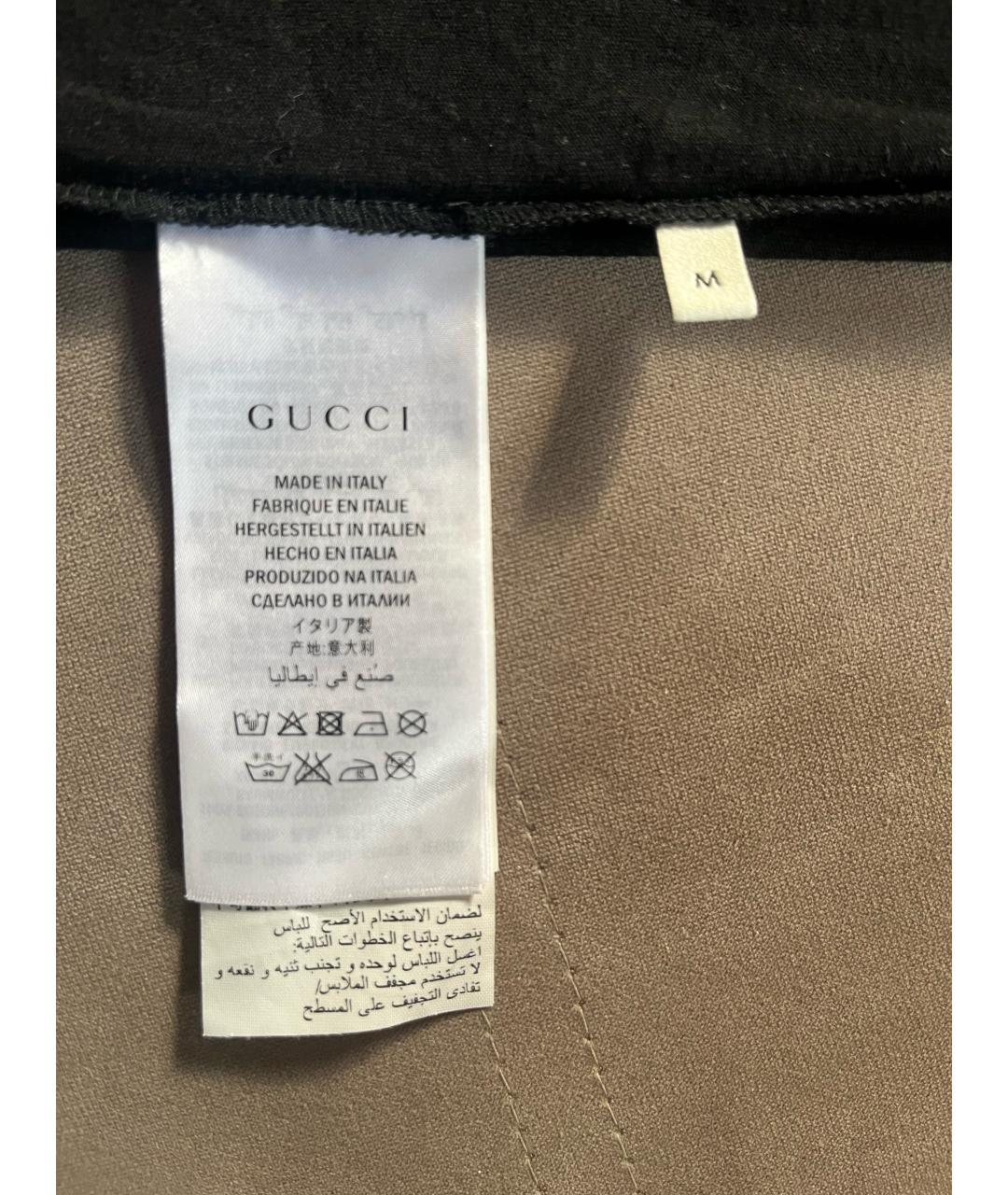 GUCCI Белая хлопковая футболка, фото 5