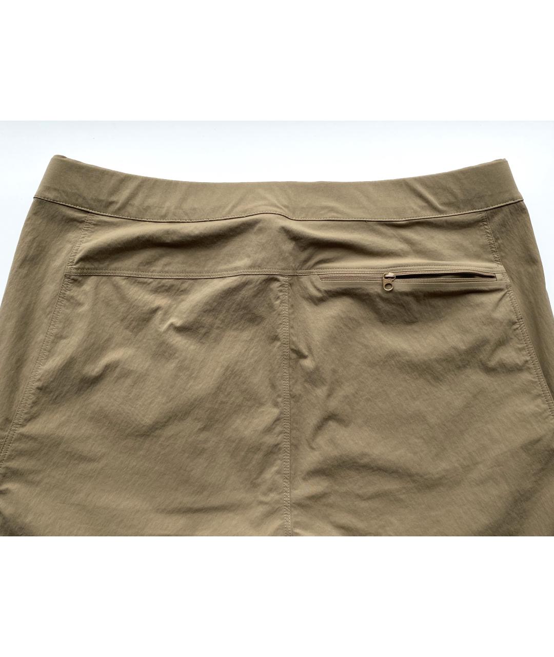 ARCTERYX Горчичные полиамидовые повседневные брюки, фото 4