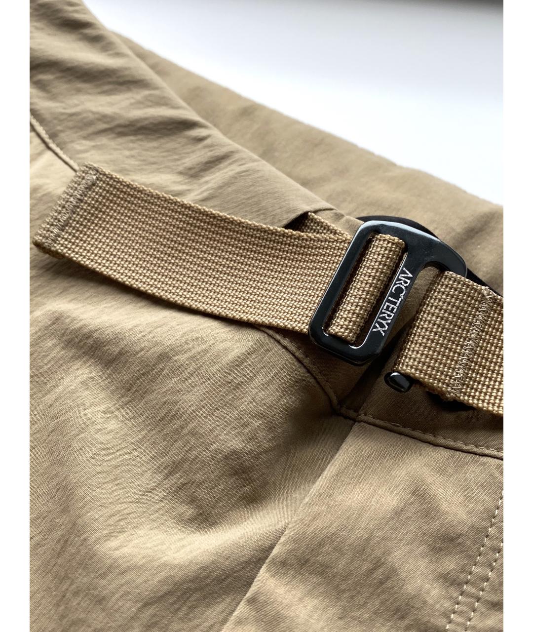 ARCTERYX Горчичные полиамидовые повседневные брюки, фото 7