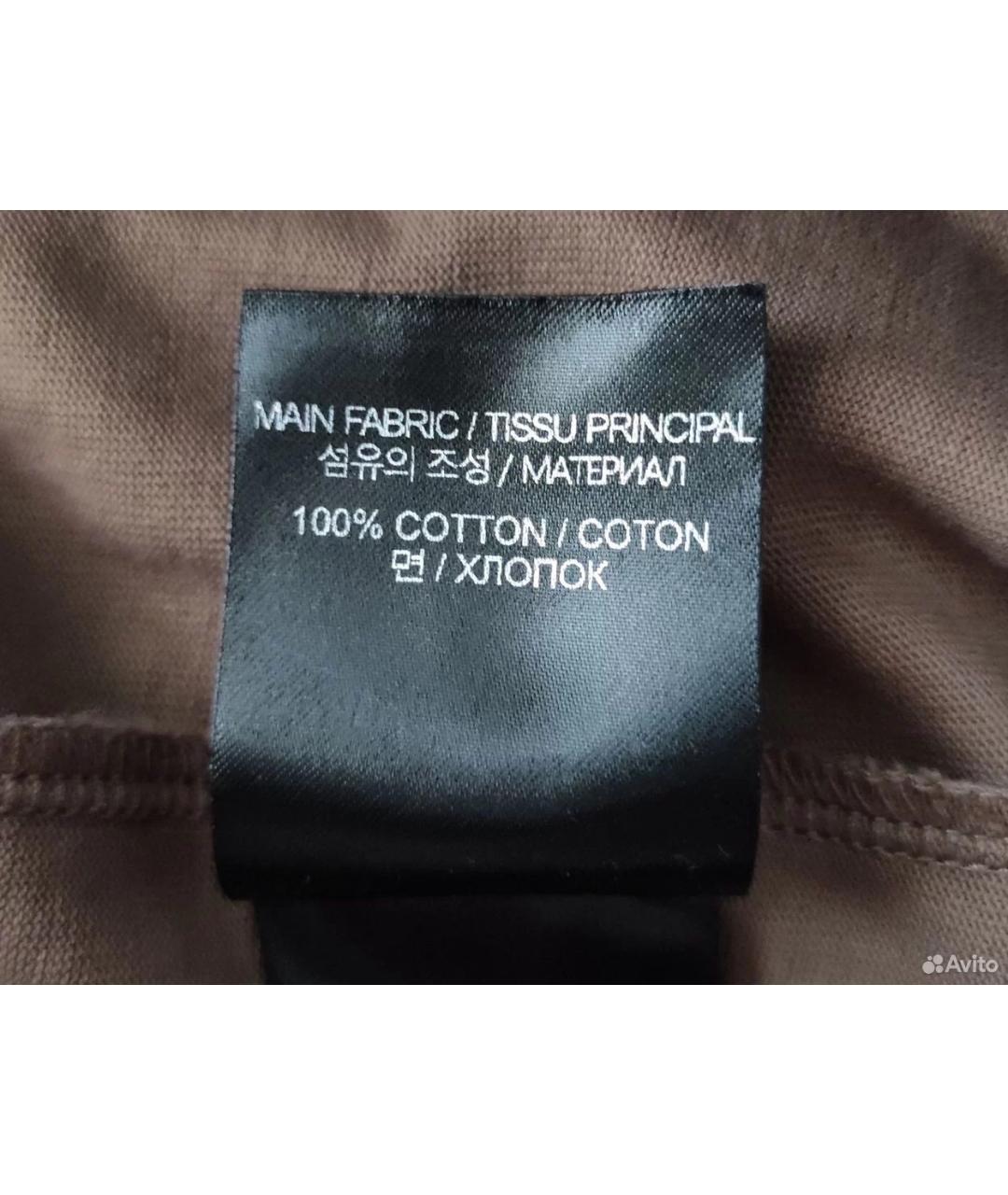 VETEMENTS Бежевые хлопковые повседневные брюки, фото 5