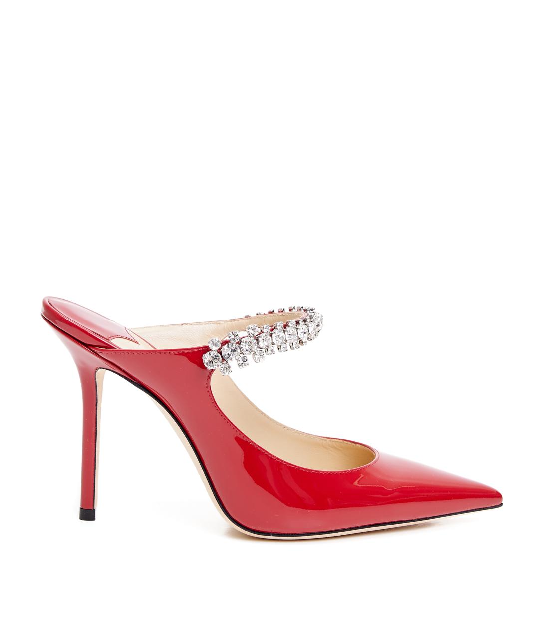 JIMMY CHOO Красные кожаные туфли, фото 1