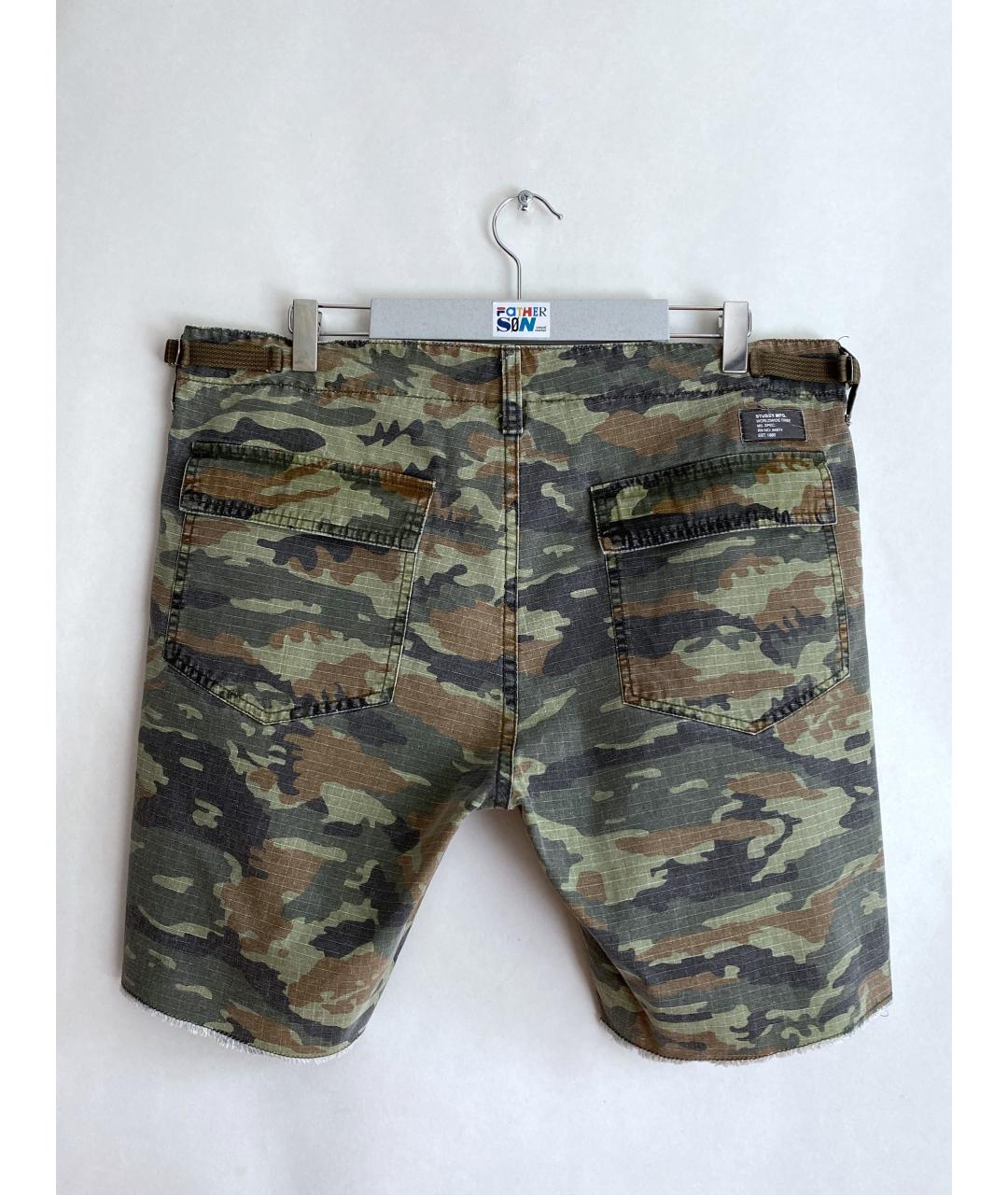 STUSSY Мульти хлопковые шорты, фото 2