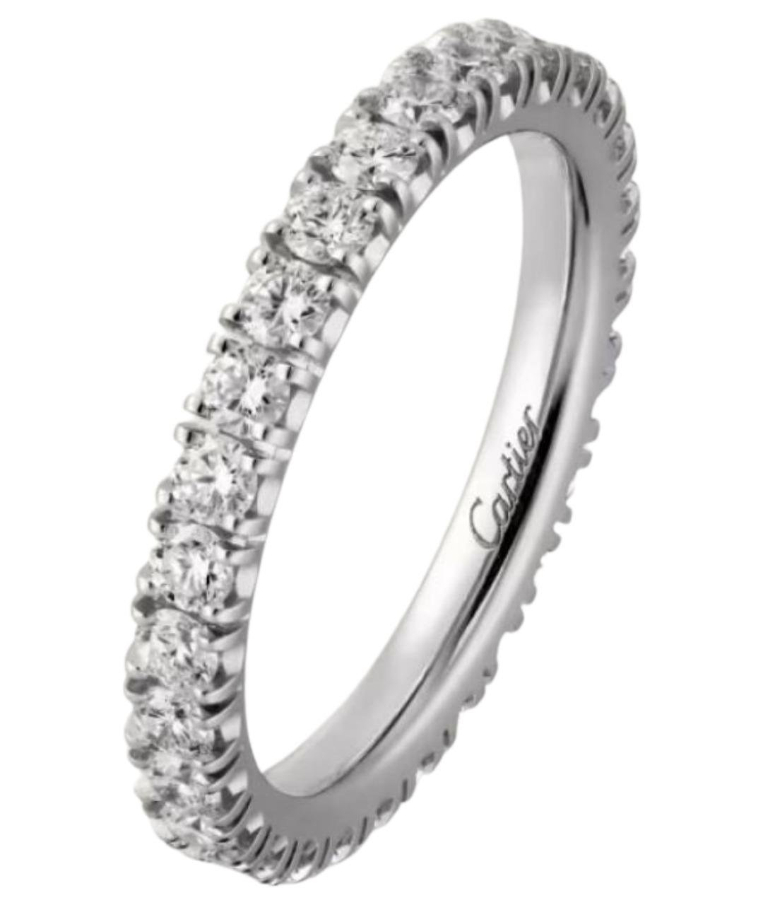CARTIER Серебряное платиновое кольцо, фото 1
