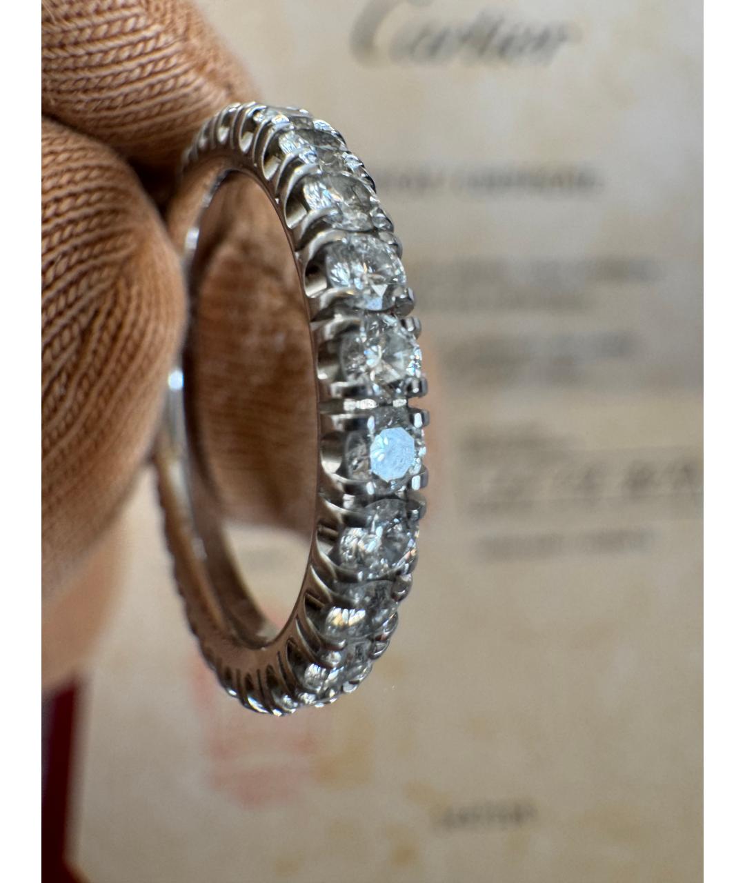 CARTIER Серебряное платиновое кольцо, фото 2