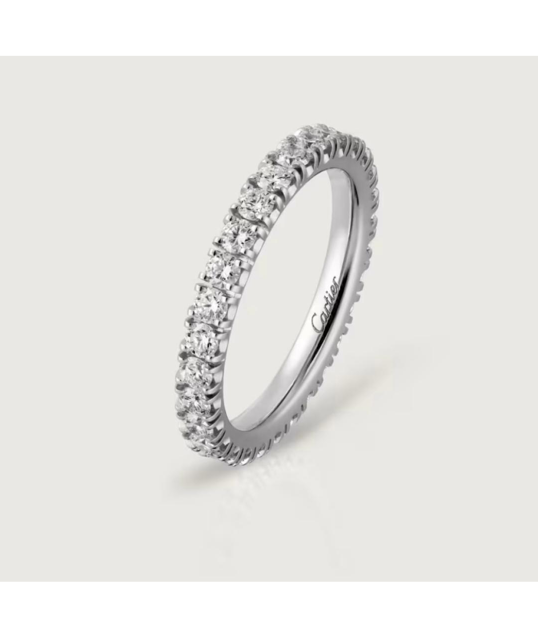 CARTIER Серебряное платиновое кольцо, фото 6