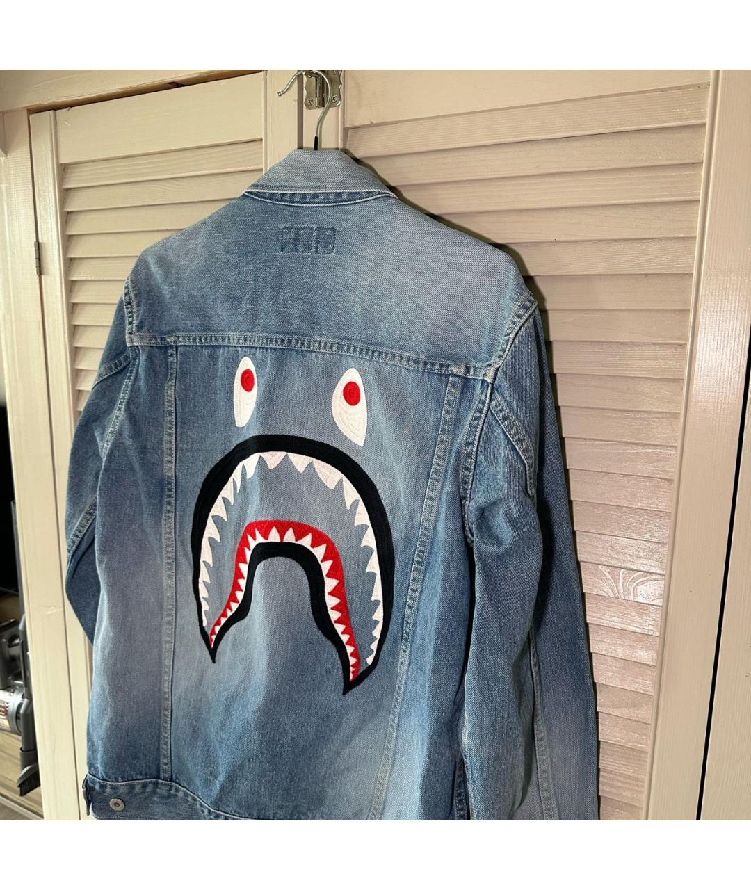 BAPE Синяя деним куртка, фото 6