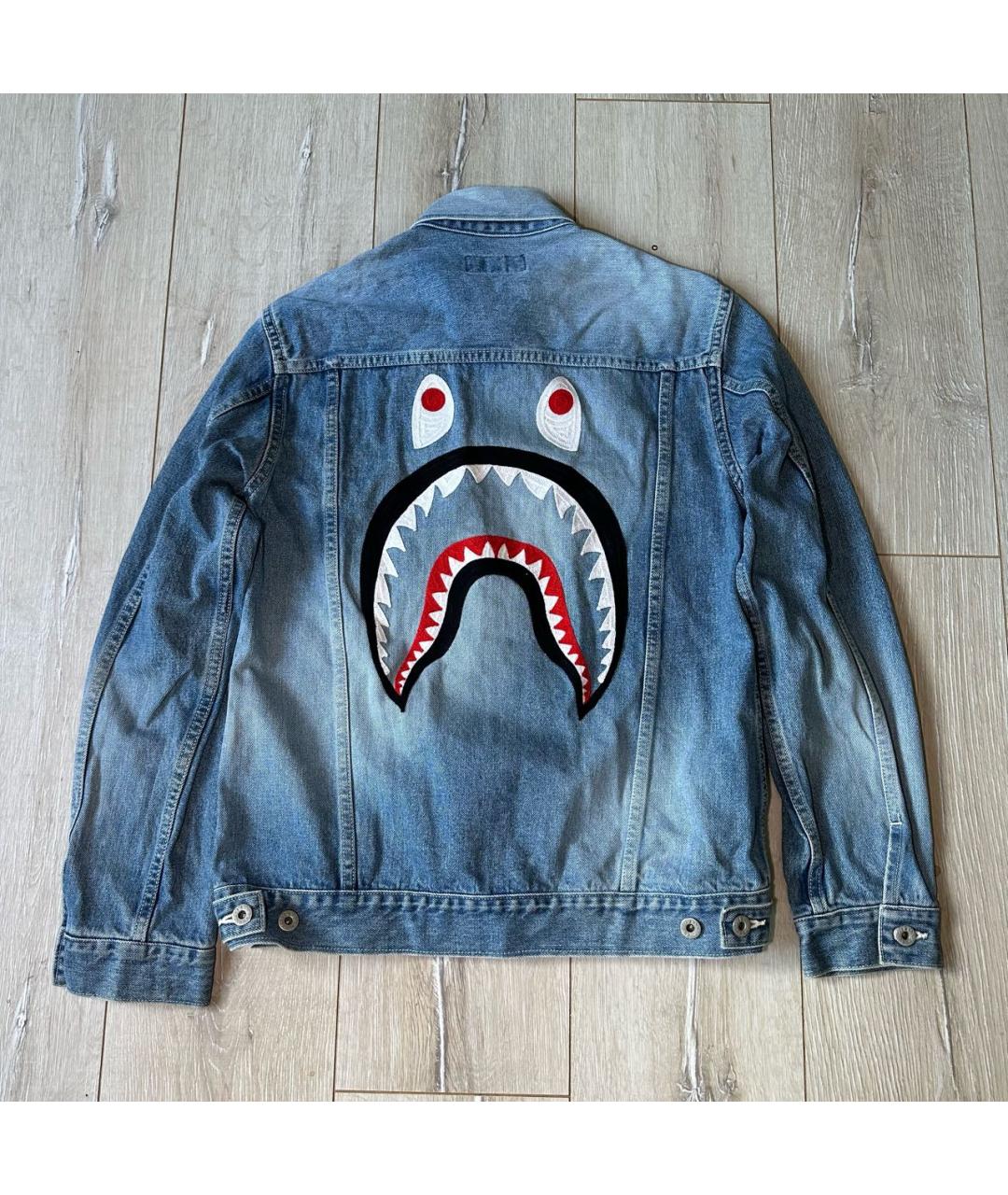 BAPE Синяя деним куртка, фото 2
